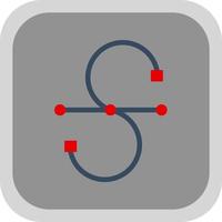 Bezier Curve Vector Icon Design