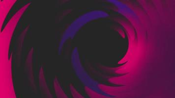 Red and purple gradient with circle shape. Abstract background video