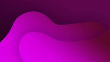 púrpura resumen forma antecedentes. ondulado líneas fondo. bandera diseño video