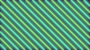 Abstract green background with lines. Cyan gradient video