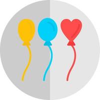 diseño de icono de vector de globo de boda