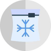 Ice Bag Vector Icon Design