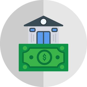 Fixed Asset Vector Icon Design