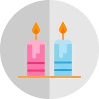 diseño de icono de vector de velas