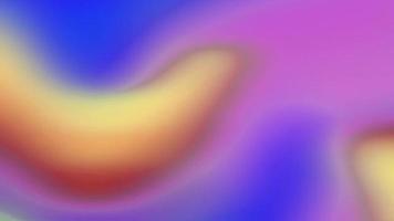 abstrakt lutning bakgrund regnbåge färger. färgrik bakgrund animation, maska lutning strömmande. suddigt vågor video