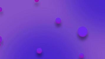 Purper helling achtergrond beweging ontwerp. cirkel deeltjes stromen, abstract achtergrond. beweging grafisch video