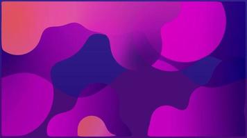 lila Licht abstrakt Formen Fluss, Bewegung Design Gradient Animation Hintergrund. geometrisch Schichten Design Hintergrund video