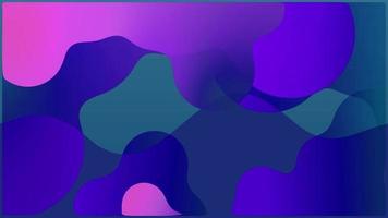 Geometric purple blue abstract shapes flow gradient animation background. Layer motion design backdrop video