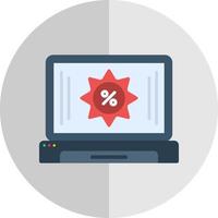 Online Discount Vector Icon Design