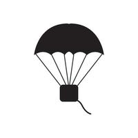 parachuting or paragliding icon, vector illustration symbol design.