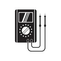 Voltage tester icon, vector illustration design template