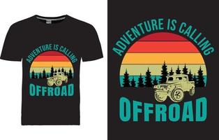 vector Adventure T-shirt Design template