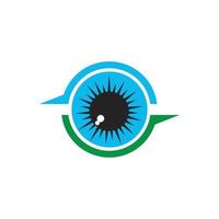 corporate eye care vector logo design branding identity