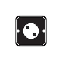 extension cord simple vector icon illustration in flat design