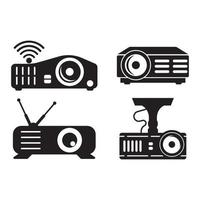 moderno proyector máquina. icono vector ilustración diseño