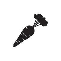 Fresh carrot vegetable icon,logo vector illustration design template.