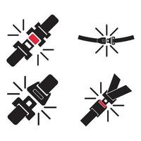 seat belt icon vector illustration symbol design