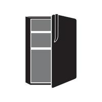 refrigerador icono, logo aislado en blanco antecedentes vector