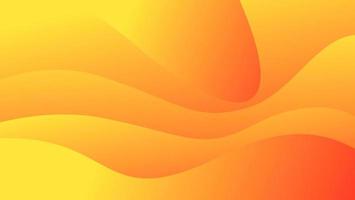 modern liquid wave abstract background gradient with yellow color vector