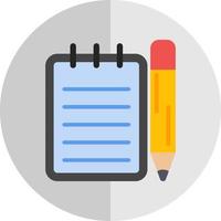 Taking Notes Vector Icon Design