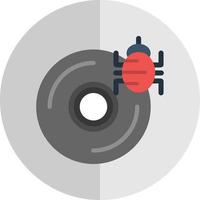 diseño de icono de vector de virus de cd