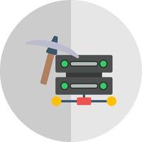 diseño de icono de vector de minería de datos