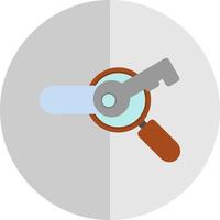 Keywords Search Vector Icon Design