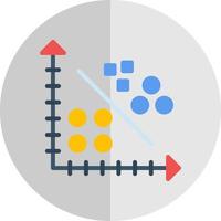 Cluster Analysis Vector Icon Design