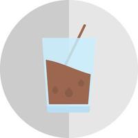Chocolate Milk Vector Icon Design