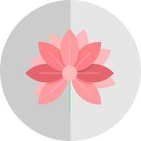 Lotus Flower Vector Icon Design