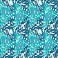 Aztec mosaic tile. Abstract tribal seamless background pattern. vector