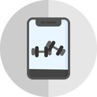 Dumbbells Vector Icon Design