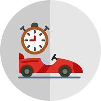 Race Stopwatch Vector Icon Design