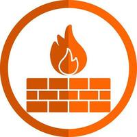 Firewall Vector Icon Design