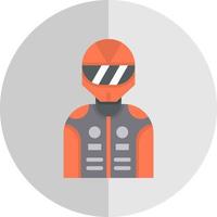 Racer Vector Icon Design