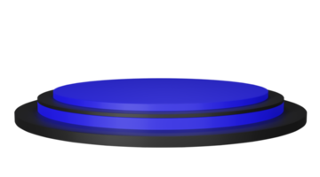 scène du podium de rendu 3d png