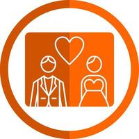 Wedding Photos Vector Icon Design