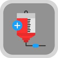 Blood Bag Vector Icon Design