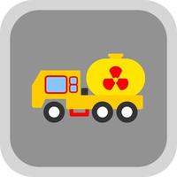 Neclear Truck Vector Icon Design