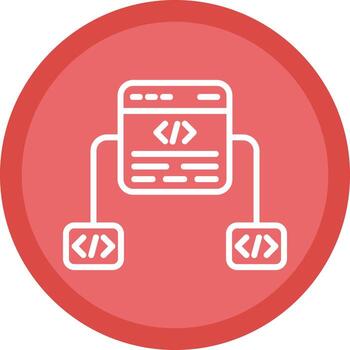 diseño de icono de vector de marco de código