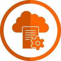 Cloud Storage Vector Icon Design