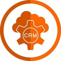 diseño de icono de vector crm