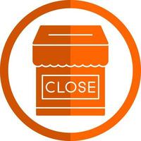 Shop Close Vector Icon Design