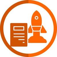 Project Launch Vector Icon Design