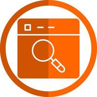 Search Engine Vector Icon Design