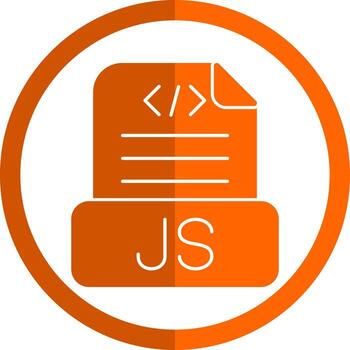 diseño de icono de vector de archivo javascript