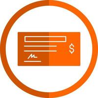 Cheque Vector Icon Design