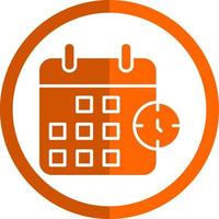 Time Plan Vector Icon Design