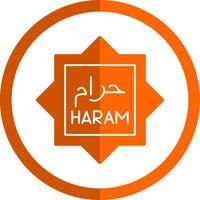 Haram Vector Icon Design