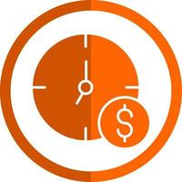 Time is Money Vector Icon Design